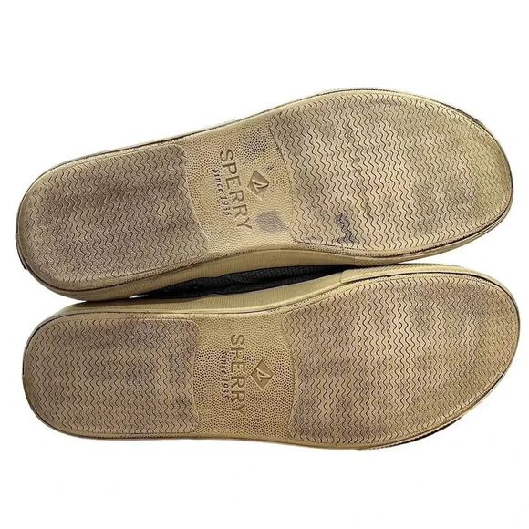 Sperry Men's Striper II CVO Gingham Sneakers Blue Size 10 Casual - Picture 9 of 9